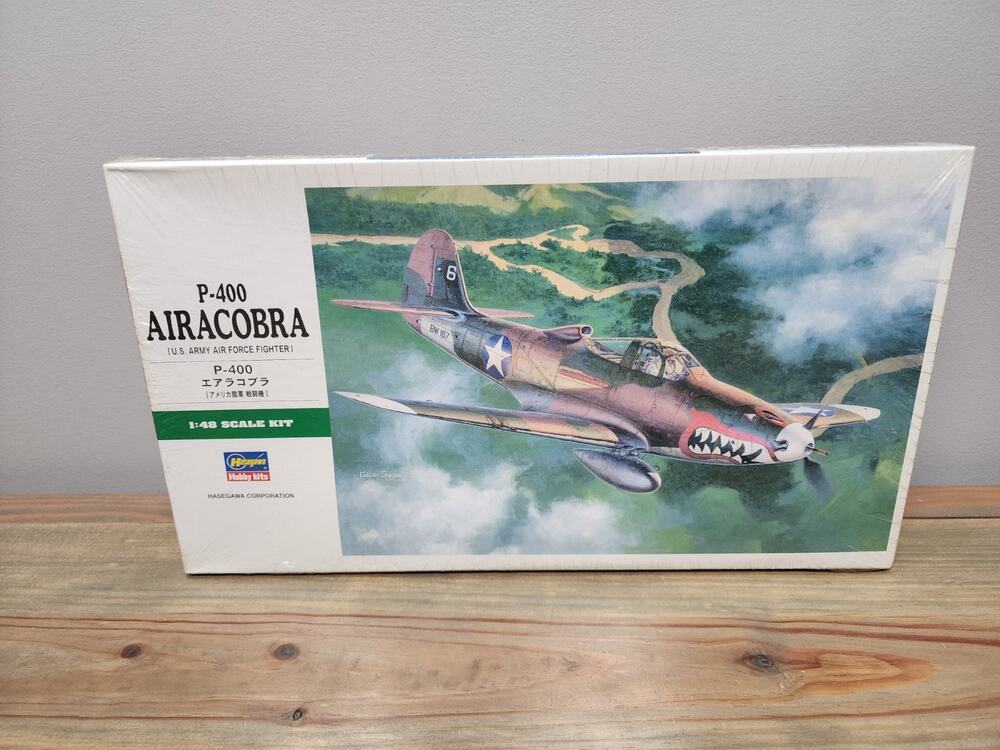 Hasegawa 1:48 P-400 AIRACOBRA USAF FIGHTER MODEL KIT 09092